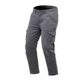 Pantaloni MOLO SHORT, un pantalone invernale grigio scuro con tasche cargo. Da TUCANO URBANO.